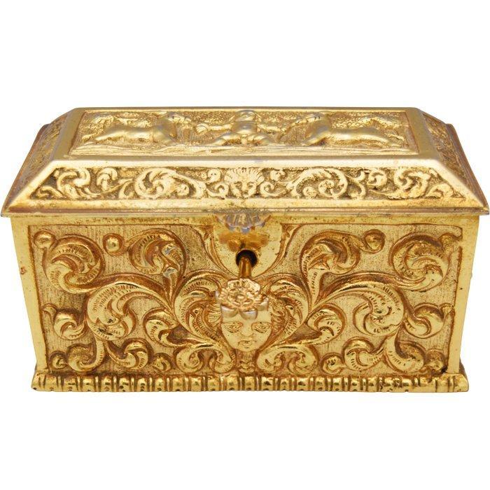 Doos - Alhajero - Neorenaissancistische - Metaal, Antiquités & Art, Antiquités | Autres Antiquités