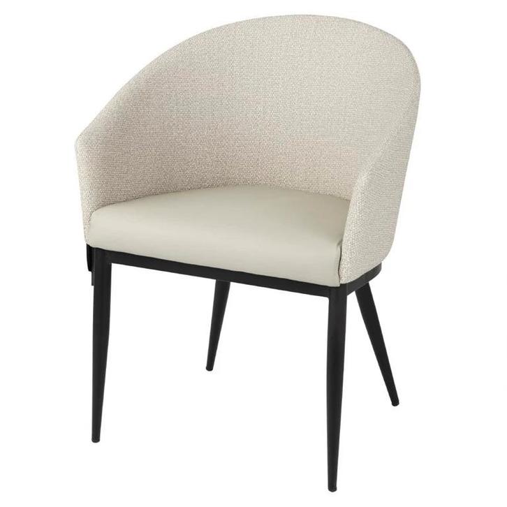 Stoelen | SLOANE | Stof/Staal | Creme | Zwarte Poten |, Zakelijke goederen, Horeca | Keukenapparatuur, Nieuw in verpakking, Verzenden