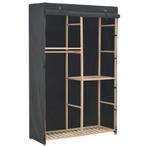 vidaXL Kledingkast 3-laags 110x40x170 cm stof grijs, Huis en Inrichting, Verzenden, Nieuw