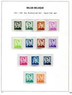 Belgique 1951/1958 - Roi Baudouin Type Marchand : série, Postzegels en Munten, Gestempeld