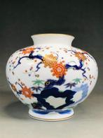 Vaas - Porselein, Mooie bloem Fukagawa  Arita yaki  -, Antiek en Kunst