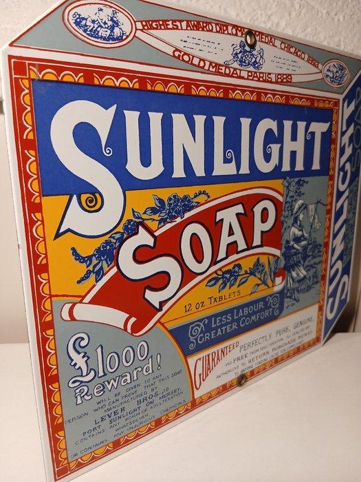 Sunlight Soap - Emaille bord - Emaille, Antiek en Kunst, Antiek | Wandborden en Tegels