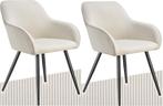 tectake® Eetkamerstoelen Marilyn - Gestoffeerde Stoelen met, Huis en Inrichting, Stoelen, Verzenden, Nieuw