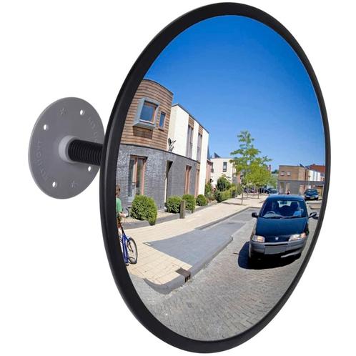 vidaXL Verkeersspiegel voor binnen 30 cm acryl zwart, Huis en Inrichting, Woonaccessoires | Wanddecoraties, Nieuw, Verzenden