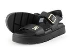 Tommy Hilfiger Sandalen in maat 36 Zwart | 5% korting, Verzenden, Zwart, Sandalen of Muiltjes, Gedragen