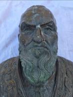 sculptuur, Papa Sisto - 38 cm - Brons, Antiek en Kunst