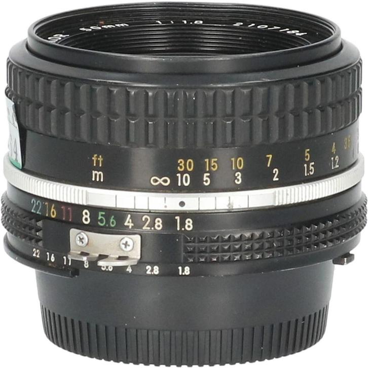 Tweedehands Nikon 50mm f/1.8 E Series - Chrome CM3164, Audio, Tv en Foto, Foto | Lenzen en Objectieven, Overige typen, Gebruikt