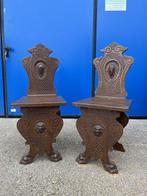 Stoel - Walnoot - Halstoel, kruk