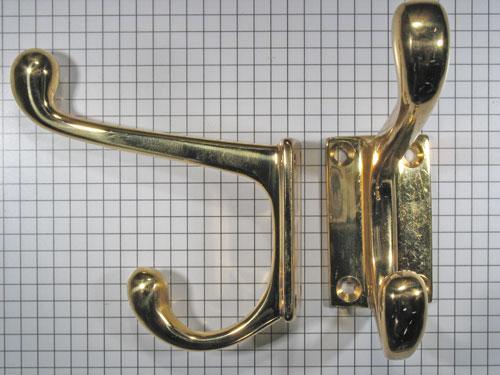 Hoed en jashaak messing, Huis en Inrichting, Woonaccessoires | Kapstokken, Nieuw, Overige materialen