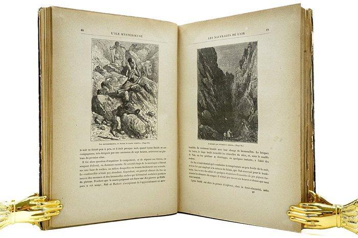 Jules Verne / Férat - LÎle Mystérieuse - 1880, Antiek en Kunst, Antiek | Boeken en Manuscripten