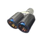 EMBOUT DÉCHAPPEMENT GAUCHE BMW LOOK M PERFORMANCE BLEUE CAR, Verzenden, Nieuw