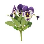 Viooltje, vioolen pansy purple/blauw pick 30cm kunst
