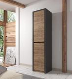 Kast Monaco - Eiken - Grijs - 50 cm - Dicht, Huis en Inrichting, Kasten | Overige, Verzenden, Nieuw