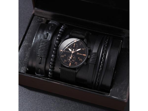 Veiling - Heren horloge set met armbanden, Handtassen en Accessoires, Horloges | Heren