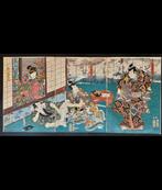 Shiranui Monogatari - Utagawa Toyokuni III  /, Antiek en Kunst