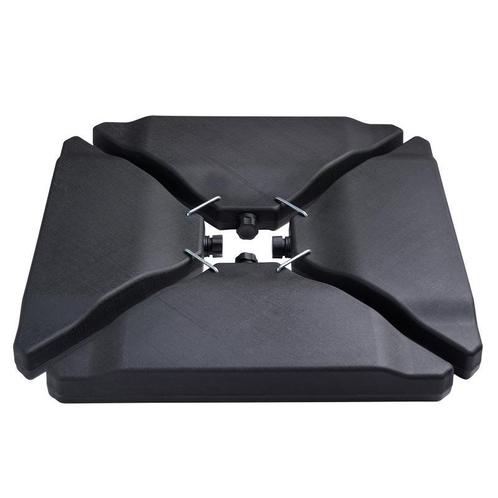 Parasoltegels voor zweefparasol - 4 stuks | 77 x 77 x 9 cm, Tuin en Terras, Parasols, Nieuw, Verzenden