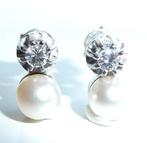 Oorbellen - 14 karaat Witgoud - 0.22ct. tw. Diamant, Nieuw