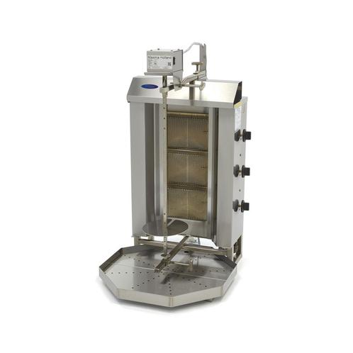 Shoarma Grill - 3 Branders - 30 Kg Vlees - Gas, Zakelijke goederen, Horeca | Keukenapparatuur, Nieuw in verpakking, Verzenden