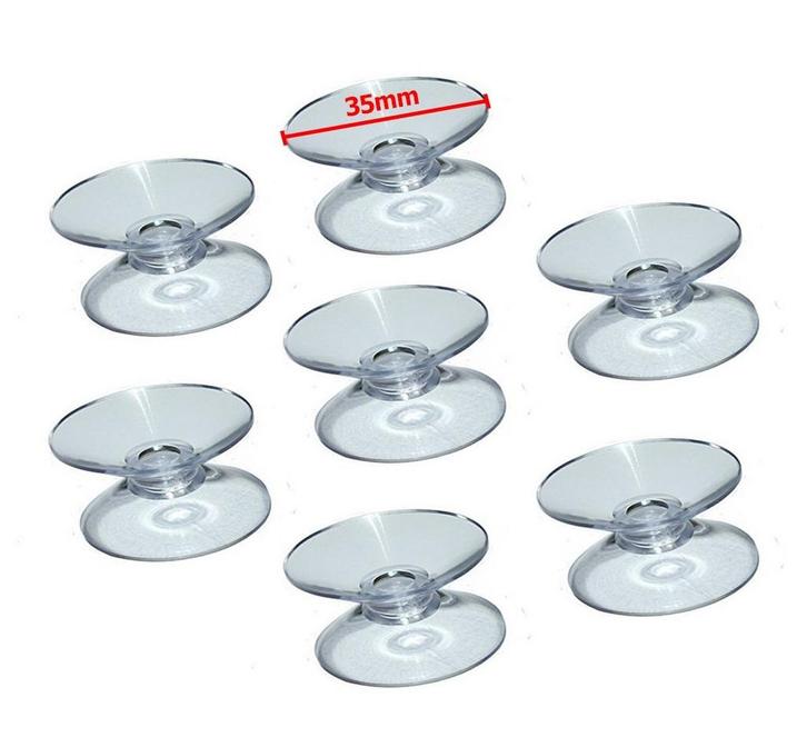 Set van 60 pvc zuignapjes (35 mm), dubbelzijdig, Bricolage & Construction, Outillage | Autres Machines, Envoi