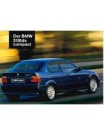 1995 BMW 3 SERIE COMPACT BROCHURE DUITS, Livres, Autos | Brochures & Magazines, Ophalen of Verzenden