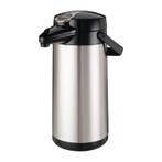 Thermoskan | RVS/Zwart | 2.2L | Dubbelwandig | Pomp |, Verzenden, Nieuw in verpakking