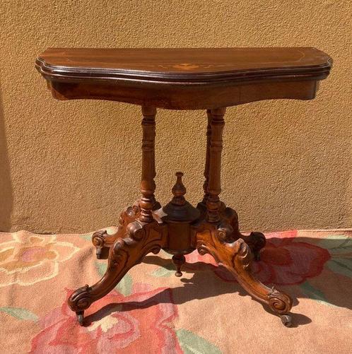 Table de jeux - Bois, Antiek en Kunst, Antiek | Overige Antiek