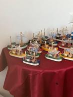Maritieme objecten (15) - vissersschepen 15 stuks - Hout, Antiek en Kunst