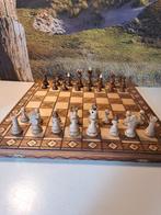 Schaakspel - Loodverzwaard Schaakspel - Hout