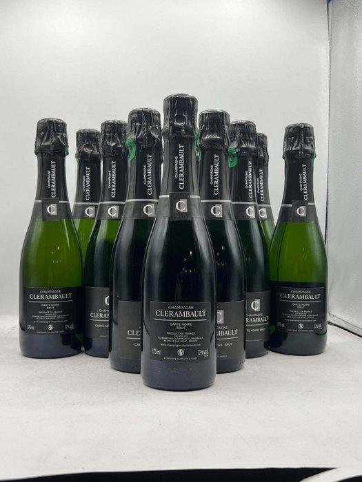 Clerambault, carte noir - Champagne Brut - 12 Halve fles, Verzamelen, Wijnen