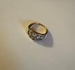 Ring - 18 karaat Geel goud Aquamarijn - Diamant - 5 marquise, Nieuw