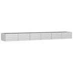 Plantenbak Zilver - Retour Deal - Balkon & Terras, Tuin en Terras, 100 cm of meer, Verzenden, Nieuw, Metaal
