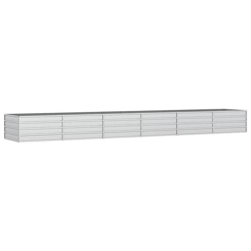 Plantenbak Zilver - Retour Deal - Balkon & Terras, Tuin en Terras, Bloembakken en Plantenbakken, 30 tot 60 cm, 100 cm of meer