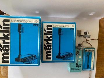 Märklin H0 - 7239, 7240 - Signalen (9) - Lichthoofdseinen en, Hobby en Vrije tijd, Nieuw