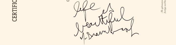 Mr Brainwash (1966) - With All My Love (SIGNED) No Reseve, Antiek en Kunst, Kunst | Designobjecten