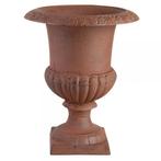 NIEUW - Franse vaas gietijzer 29 cm, Jardin & Terrasse, Pots de fleurs, Verzenden