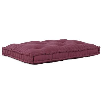 vidaXL Pallet Bankkussen Bordeaux Standaard Polyester, Verzenden