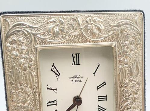 Horloge de table - - Argent 925 - 1970-1980, Antiek en Kunst, Antiek | Zilver en Goud