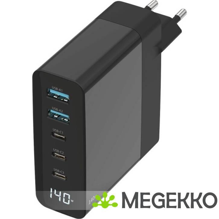 Sitecom 140W Power Delivery Wall Charger with LED display, Computers en Software, Overige Computers en Software, Nieuw, Verzenden