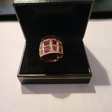 Fred - Ring - 18 karaat Roségoud Amethist - Design ring Fred beschikbaar voor biedingen
