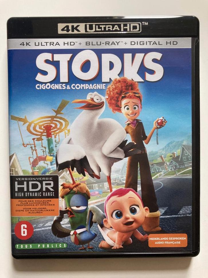 STORKS (4K ULTRA HD + BLURAY), Cd's en Dvd's, Blu-ray, Gebruikt