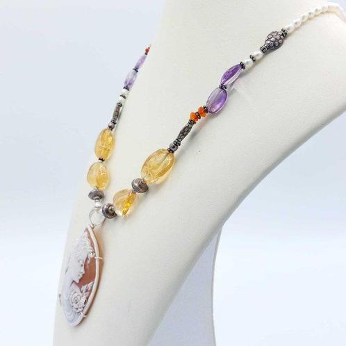 Zonder Minimumprijs - Halsketting Zilver, Handtassen en Accessoires, Kettingen
