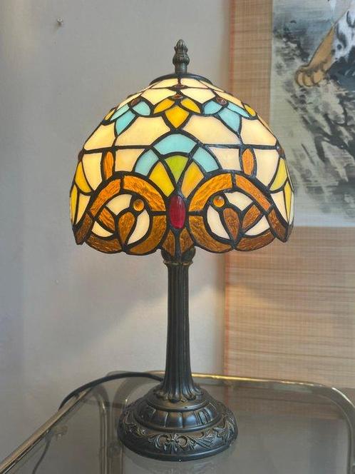 Lampe de table buffet (2) - Vitrail, Antiek en Kunst, Curiosa en Brocante