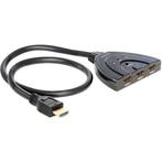 DeLOCK HDMI 3 naar 1 switch - 60 cm - hdmi switch, Bricolage & Construction, Verzenden