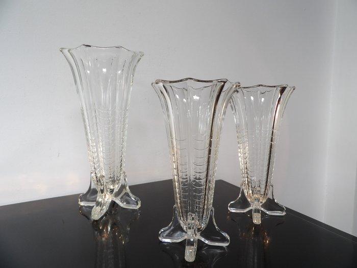 Val Saint Lambert - Charles Graffart - Vaas (3) -, Antiek en Kunst, Antiek | Glaswerk en Kristal