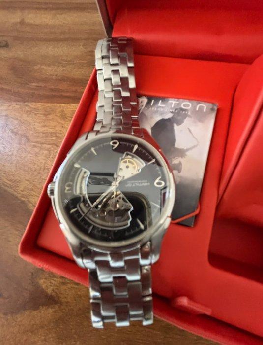 Hamilton - Jazzmaster Viewmatic Open Heart - Zonder, Handtassen en Accessoires, Horloges | Heren