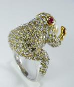 Zonder Minimumprijs - Statement ring Verguld, Zilver - Gele