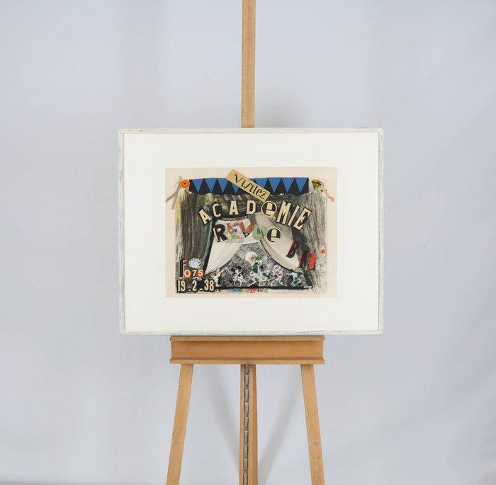 Paul Citroen (1896-1983) - Poster as invitation for a revue, Antiek en Kunst, Antiek | Overige Antiek