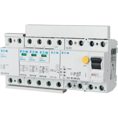 Eaton Lightning Current and Surge Arresters Kit TN-S/TT 3+1P, Doe-het-zelf en Bouw, Elektriciteit en Kabels, Verzenden