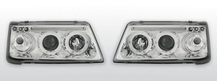 Koplampen Angel Eyes | Peugeot 205 1983-1992 | chroom, Auto-onderdelen, Verlichting, Nieuw, Peugeot, Verzenden