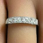 Zonder Minimumprijs - Ring - 18 karaat Witgoud - 0.60ct. tw., Handtassen en Accessoires, Ringen, Nieuw